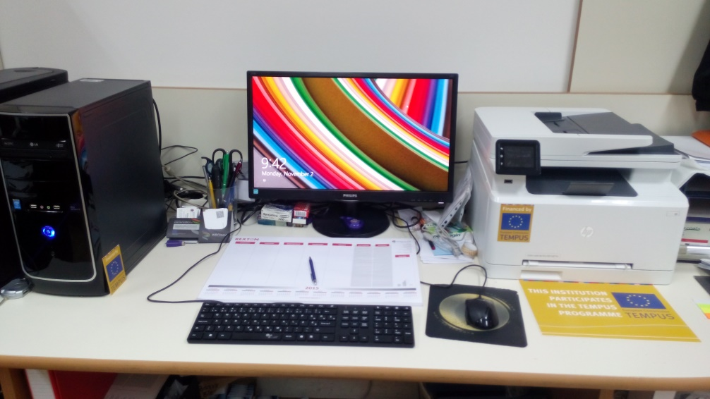 PC computer I5-4460/8GB/WIN8.1PRO +Monitor 23.6” + HP Color Laser Jet Pro MFP M277n